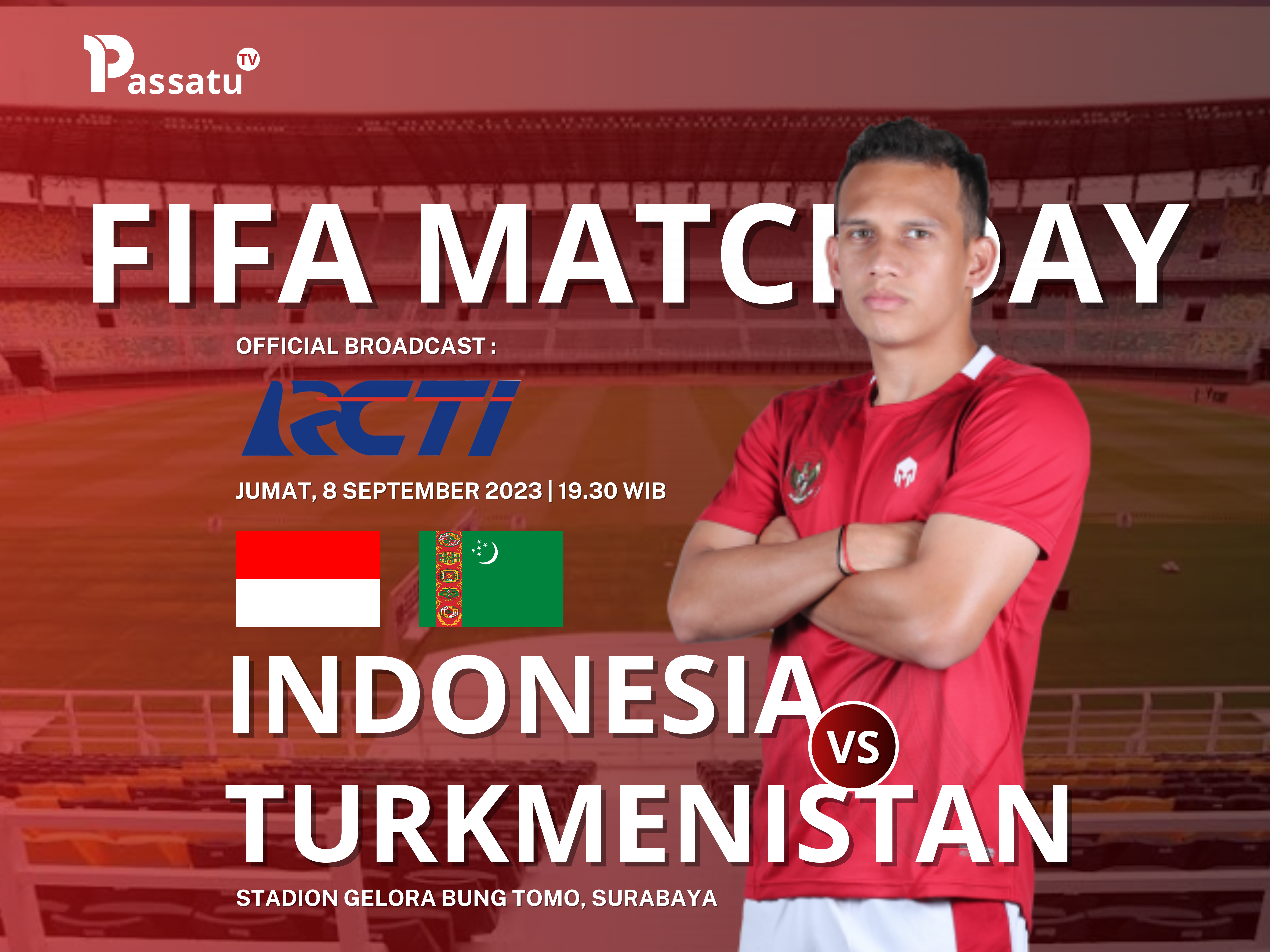 Jadwal Siaran Langsung Timnas Indonesia vs Turkmenistan