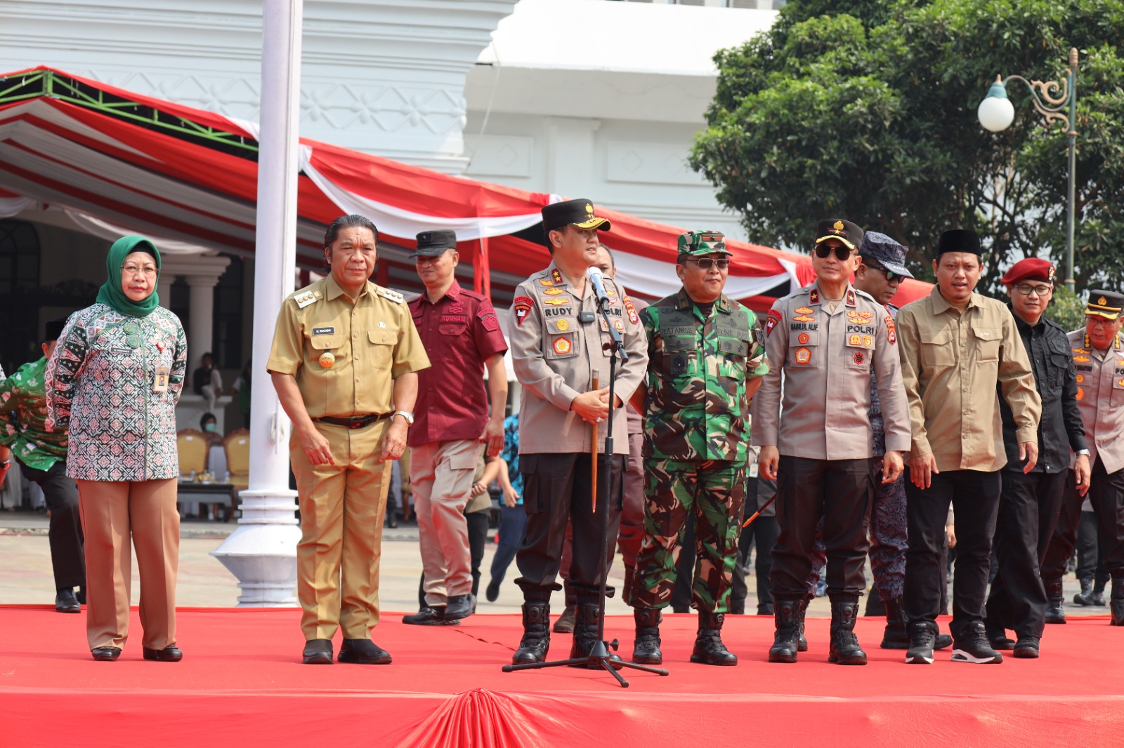 Polda Banten Gelar Latihan Simulasi Pengamanan VIP/VVIP Protection Dalam Operasi Mantap Brata Maung 2023-3024