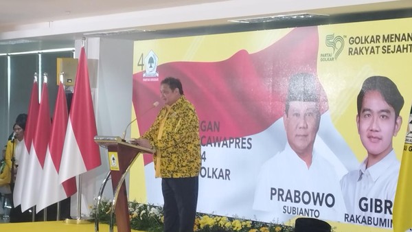 Golkar Resmi Dukung Gibran sebagai Cawapres Prabowo