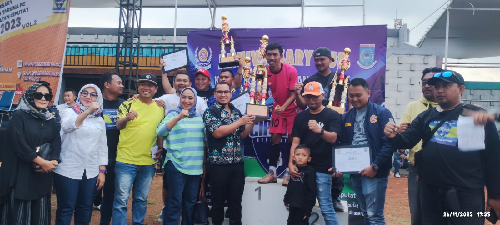 Perayaan HUT ke 2, Karang Taruna Ciputat FC Gelar Turnamen Sepakbola Antar Karang Taruna Se Kecamatan Ciputat