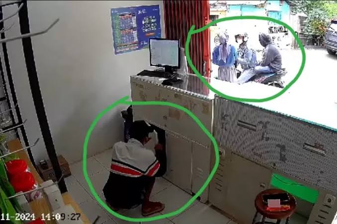 Waspada ! Modus Baru Pencuri di Tangsel Pura Pura Lumpuh, Gasak Uang Tunai di Konter HP