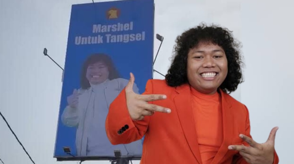 Baliho Marshel Widianto Terpampang di Tangsel, Maju Jadi Walikota?