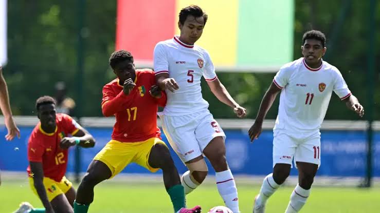 Hasil Indonesia vs Guinea : Timnas Takluk 0-1 dan Gagal ke Olimpiade Paris