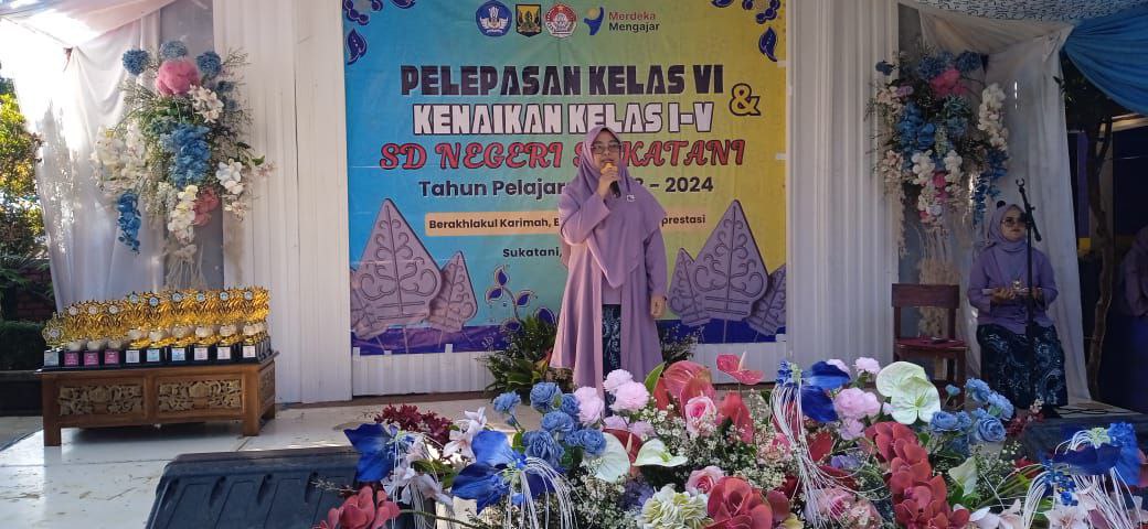 Sebanyak 46 Orang Siswa-Siswi SDN Sukatani Hari ini Meninggalkan Sekolahnya