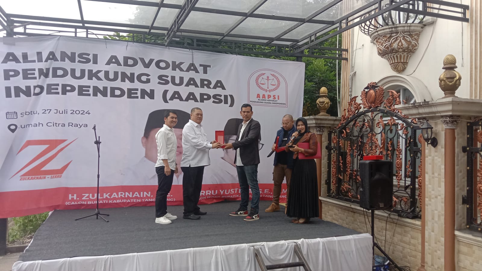 Deklarasi Total AAPSI Untuk H. Zulkarnaen dan Lerru Yustira Sebagai Cabup-Cawabup Tangerang 2024 Jalur Independen