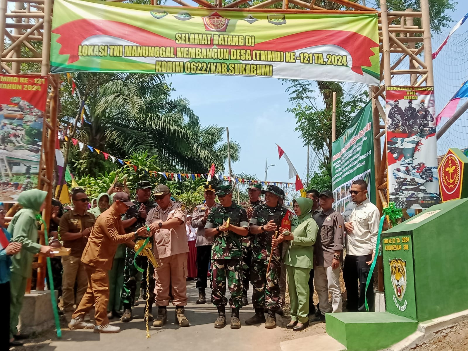 Upacara Penutupan TMMD Ke-121 Kodim 0622/Kabupaten Sukabumi