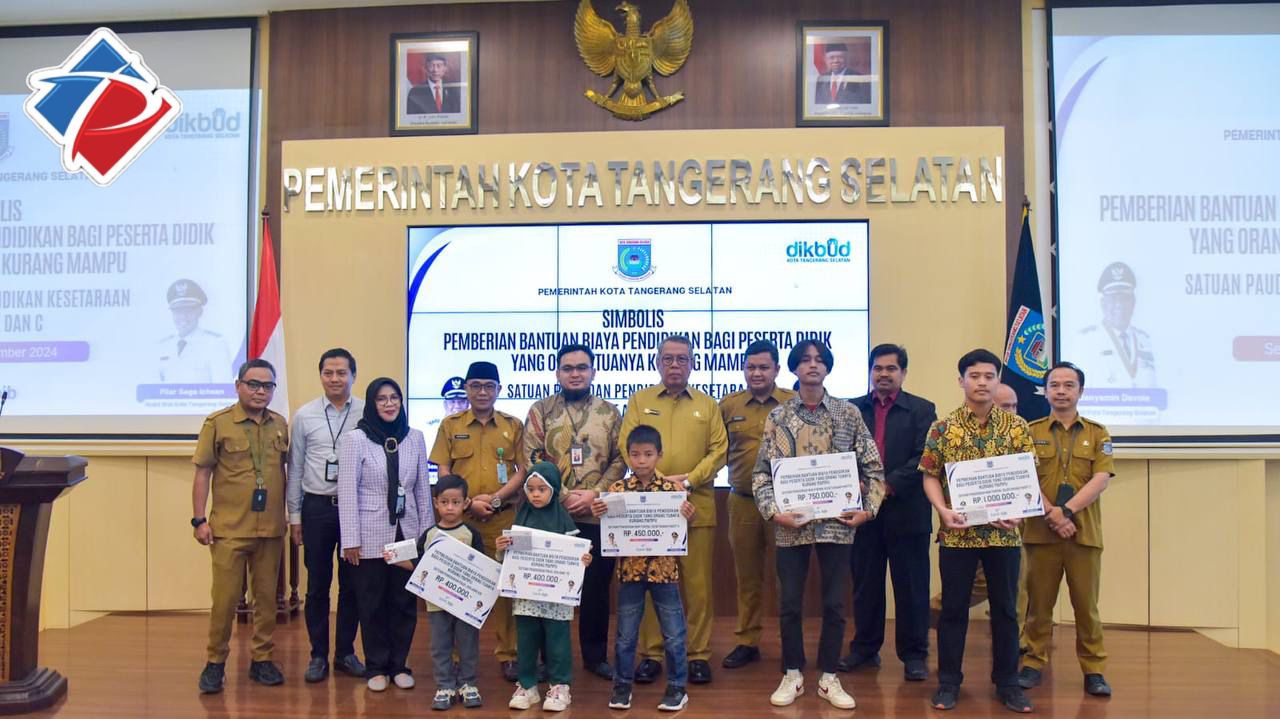 Pemkot Tangsel Serahkan Bantuan Pendidikan untuk 1.500 Anak PAUD dan Pelajar Kesetaraan, Benyamin: Prioritas Siswa Kurang Mampu