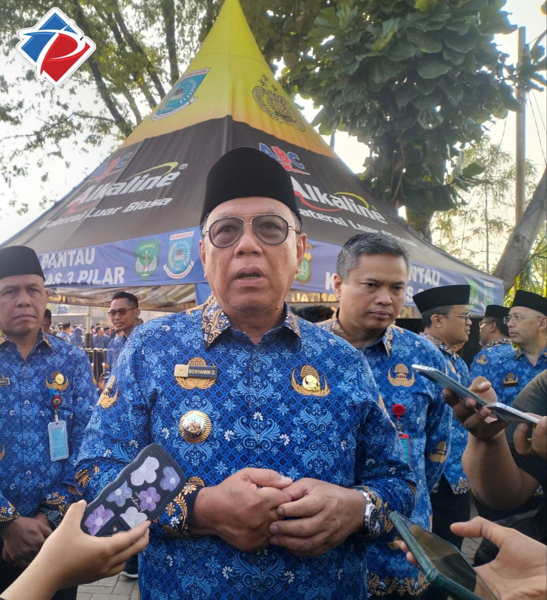 Suasana Upacara Terakhir Benyamin Sebelum Cuti Hadapi Kampanye Pilkada pertanggal 25 September 2024