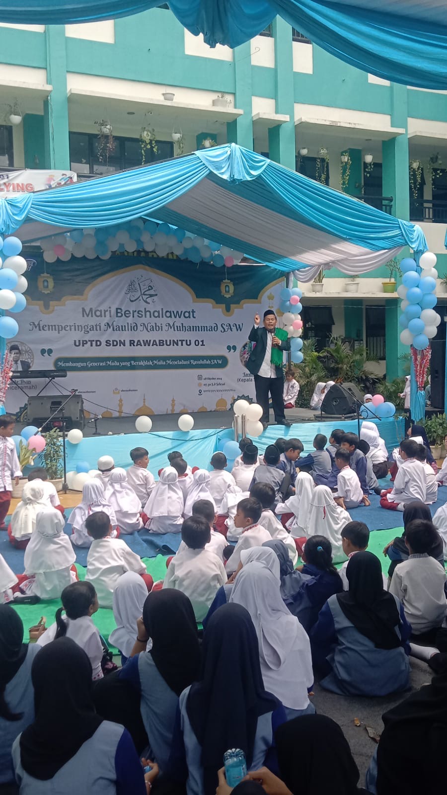 SUBHAANALLAAH, SDN RAWA BUNTU 01 GELAR GIAT MAULID NABI MUHAMMAD SAW 1446H