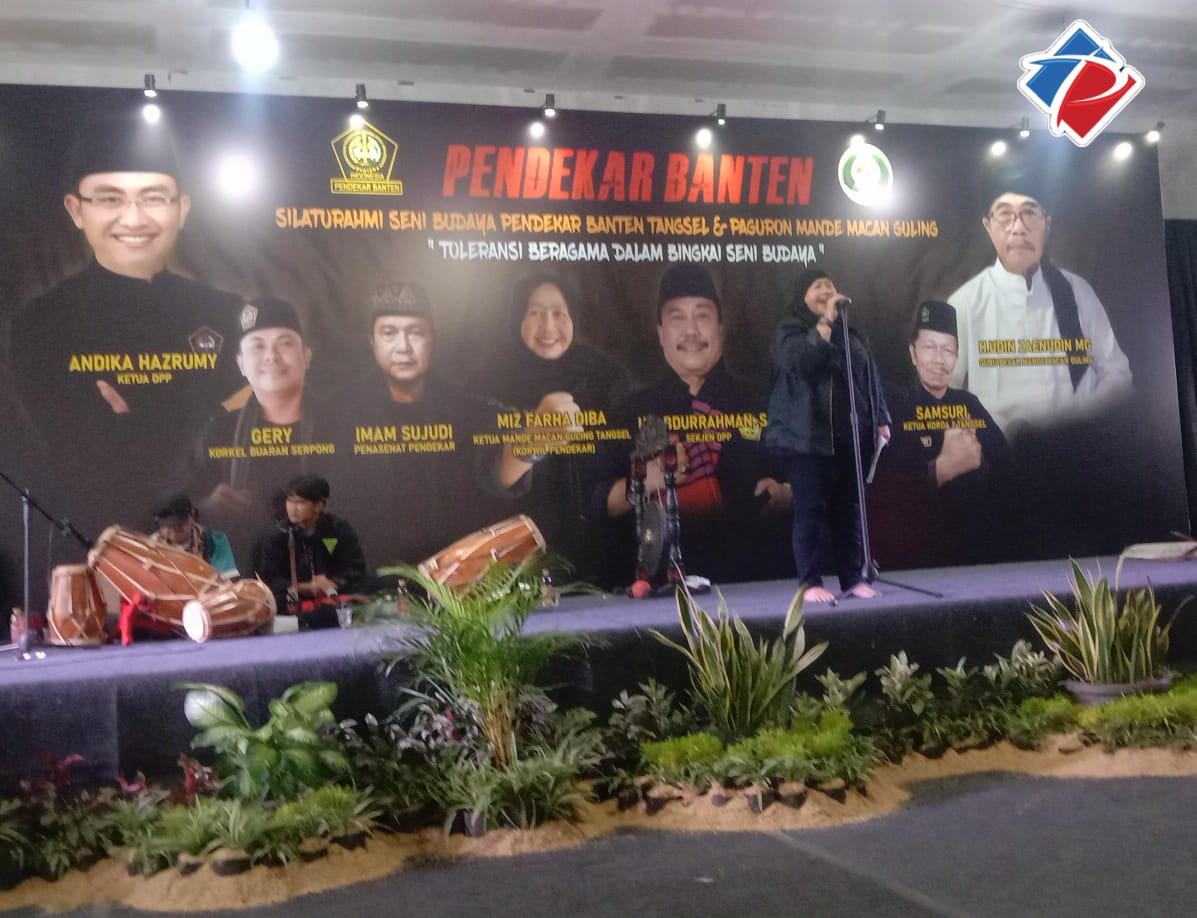 HEBAT ! SILAHTURAHMI SENI BUDAYA PENDEKAR BANTEN & PAGURON MANDE MACAN GULING TANGSEL