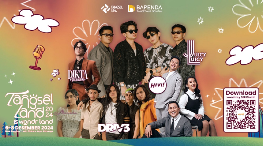Inilah Line Up Tangsel Land 2024 di New Jogging Track BXC, Mulai 6-8 Desember