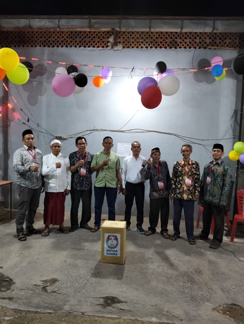 1 Atap 2 Calon Pemilihan Ketua RT 04 RW  01 Kelurahan Benda Baru Berjalan Kondusif