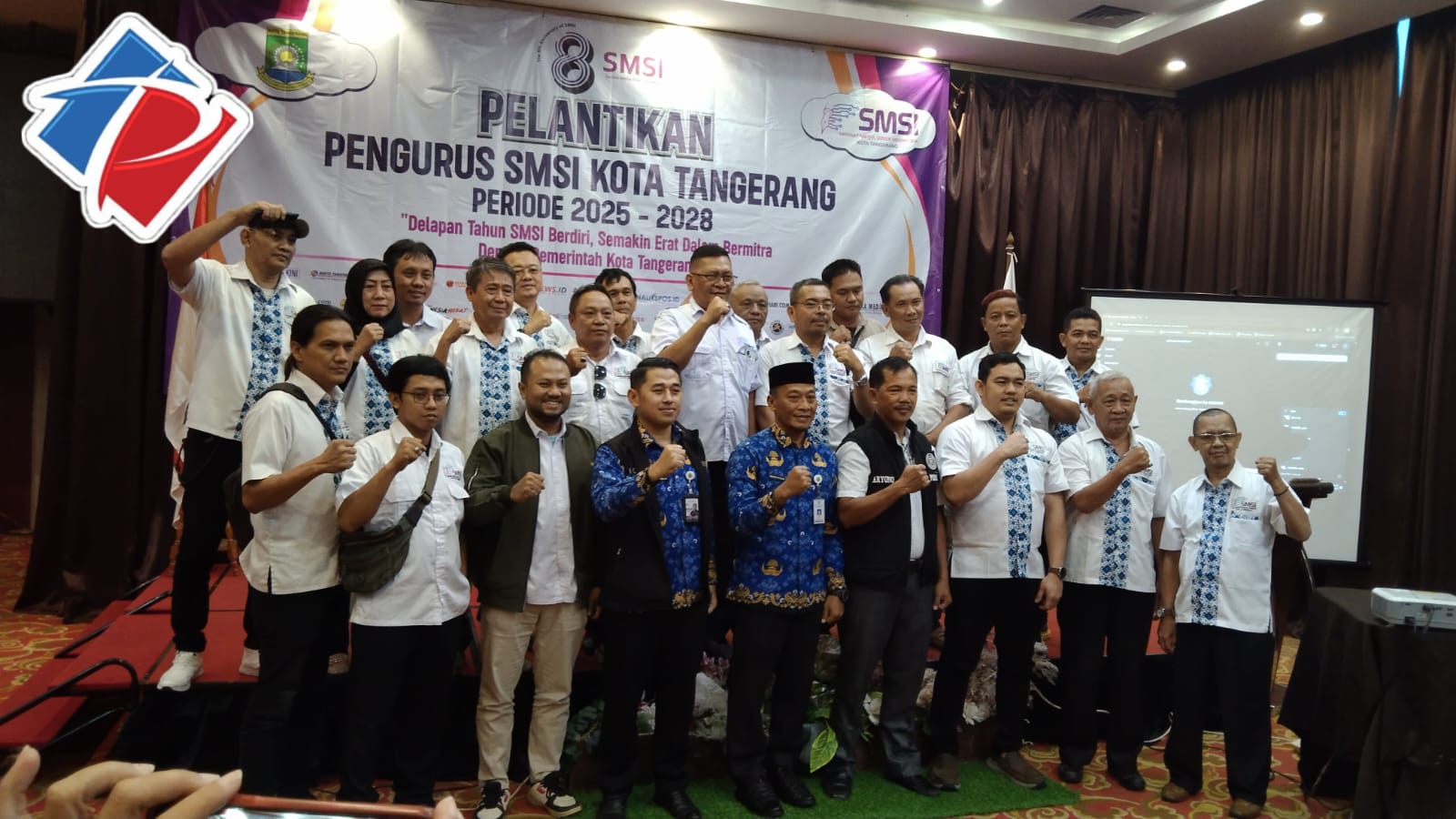 Ketua SMSI Kota Tangerang Di Lantik Periode 2025 – 2028 Berjalan Dengan Khimad .. !!