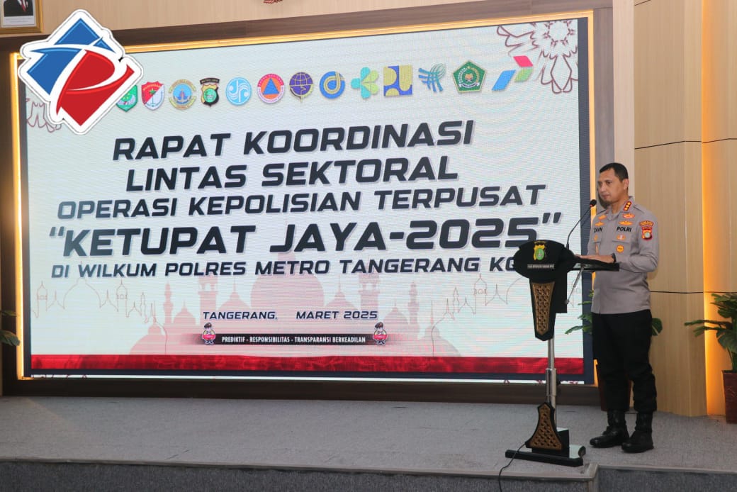 Polres Metro Tangerang Kota Bahas Pengamanan Lebaran 2025, Kapolres Pastikan Seluruh Unsur Terkait Terlibat
