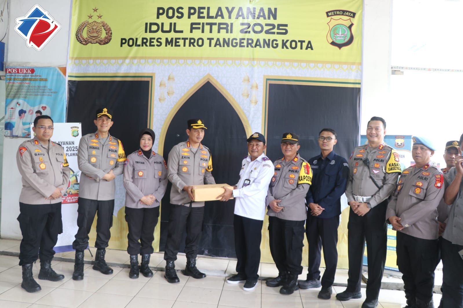 Minta Petugas Layani Pemudik dengan Baik dan Humanis, Kapolres Kota Tangerang Cek Kesiapan Posyan dan Pospam