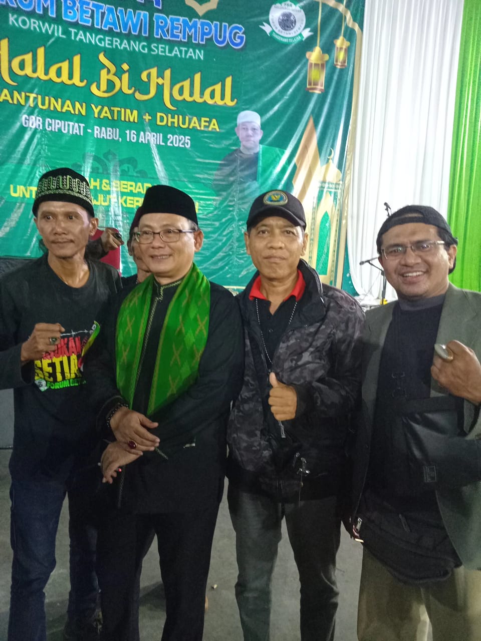 FBR KORWIL TANGSEL ADAKAN HALAL BIL-HALAL SANTUNAN YATIM & DHU’AFA DENGAN TEMA IMAMAH DAN BERADAB UNTUK MERAJUT KEREMPUGAN