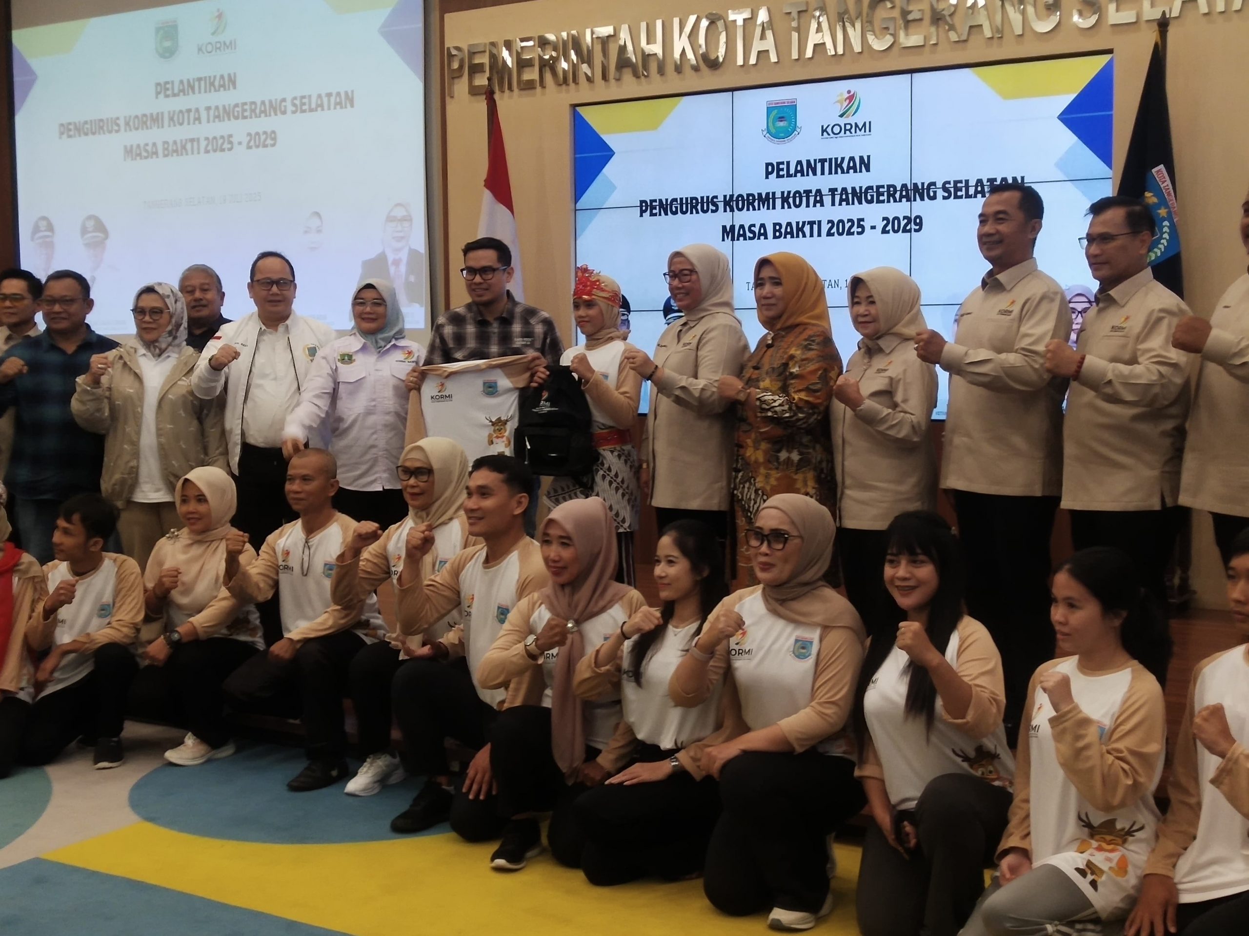 Pengurus KORMI Tangsel Periode 2025-2029 Dilantik, Ibu Zulfa Pimpin Organisasi