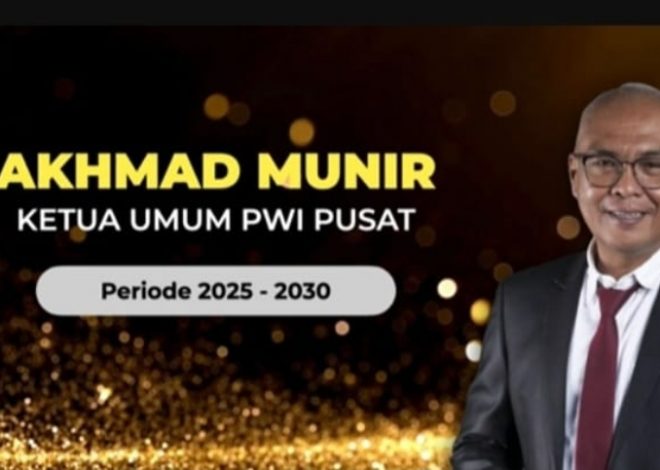 Akhmad Munir Terpilih Ketua Umum PWI Pusat, Edy Riyadi: Semoga Bawa Berkah