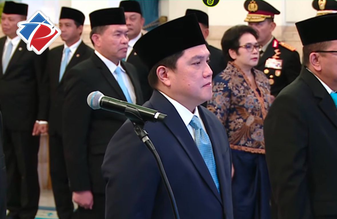 Presiden Prabowo Resmi Lantik Erick Thohir sebagai Menpora