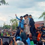 Driver Ojol dan Mahasiswa Gelar Aksi Damai di Depan Polda Riau, Tuntut Keadilan untuk Affan Kurniawan