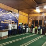 Kemeriahan Maulud nabi SAW masjid darul haj pasir salam desa kertaangsana kecamatan Nyalindung kabupaten Sukabumi Jawa Barat