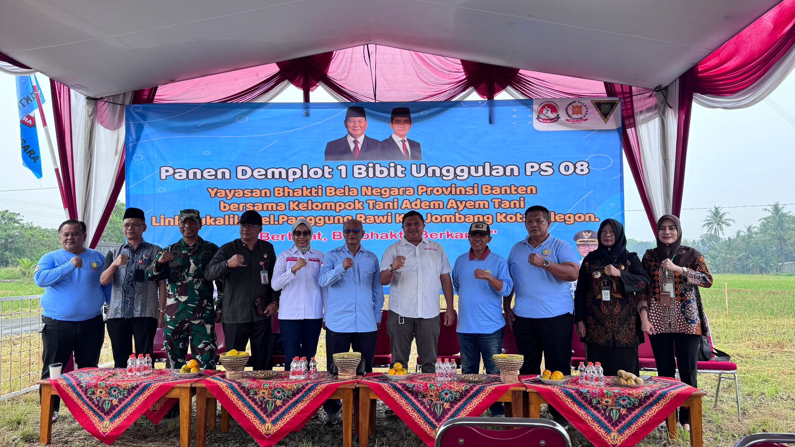 Kolaborasi Garuda Astacita Nusantara dan Yayasan Bhakti Bela Negara Dorong Revolusi Pertanian di Kota Cilegon