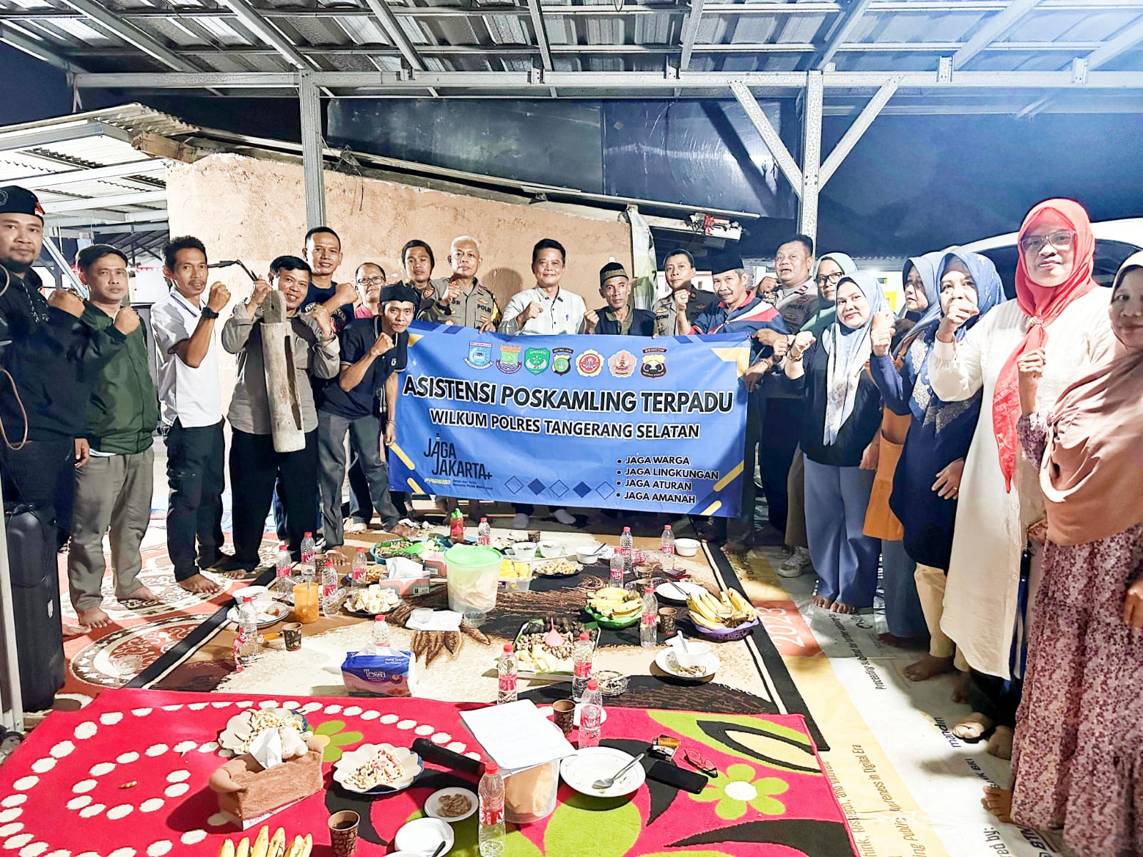 KOLABORASI 4 PILAR RW 01 BENDA BARU DALAM KENYAMANAN WARGA