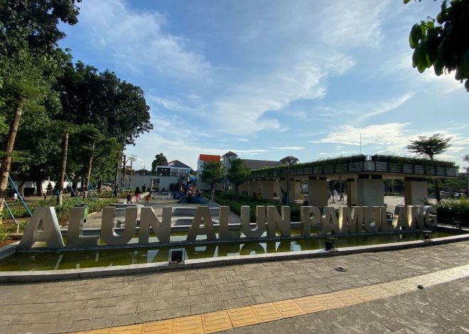 Alun-Alun Pamulang Jadi Tempat Favorit Warga untuk Olahraga Santai