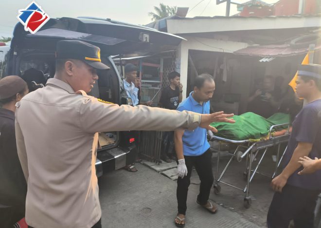 Polsek Mauk Cek TKP Anak Bunuh Ayah Kandung, Terduga Pelaku Diamankan