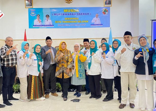 Alwani Terpilih Aklamasi Pimpin Dekopinda Tangsel, Hj. Lista Pilih Mundur Demi Kondusivitas Musda