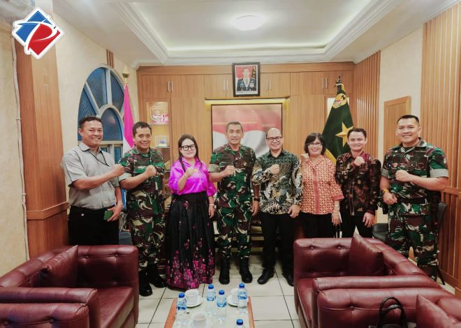Komandan Rindam Jaya Terima Silaturahmi Ketua PEWARNA Banten, Bahas Sinergi Natal Gabungan TNI–Polri dan Gereja se-Banten