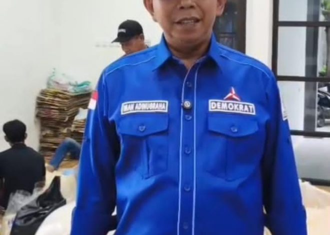 Respons Cepat Demokrat, H. Imam Adinugraha Bantu Korban Banjir Sukabumi