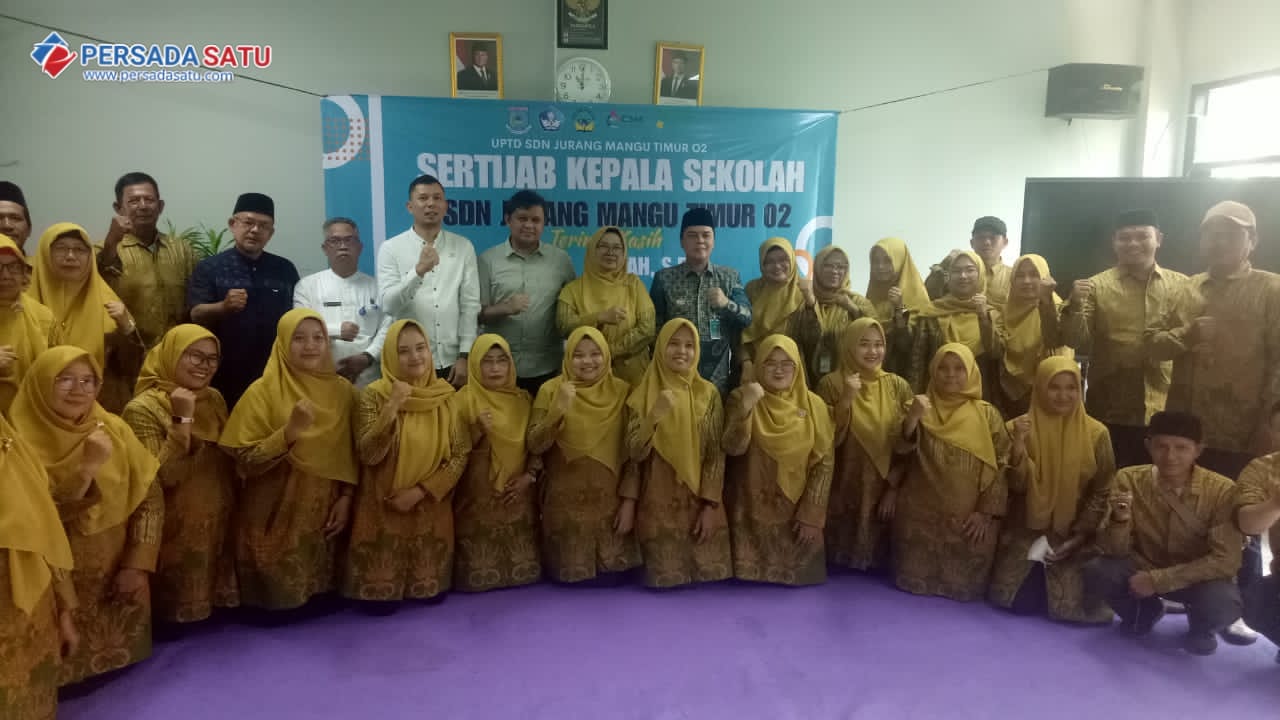SAADIH RESMI JABAT PLT KEPSEK SDN JURANGMANGU TIMUR 2, SERTIJAB BERLANGSUNG KHIDMAT DAN PENUH HARU