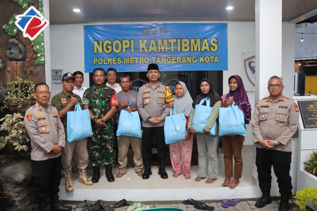 Kapolres Metro Tangerang Kota Gelar Ngopi Kamtibmas, Dengar Aspirasi Warga Taman Royal