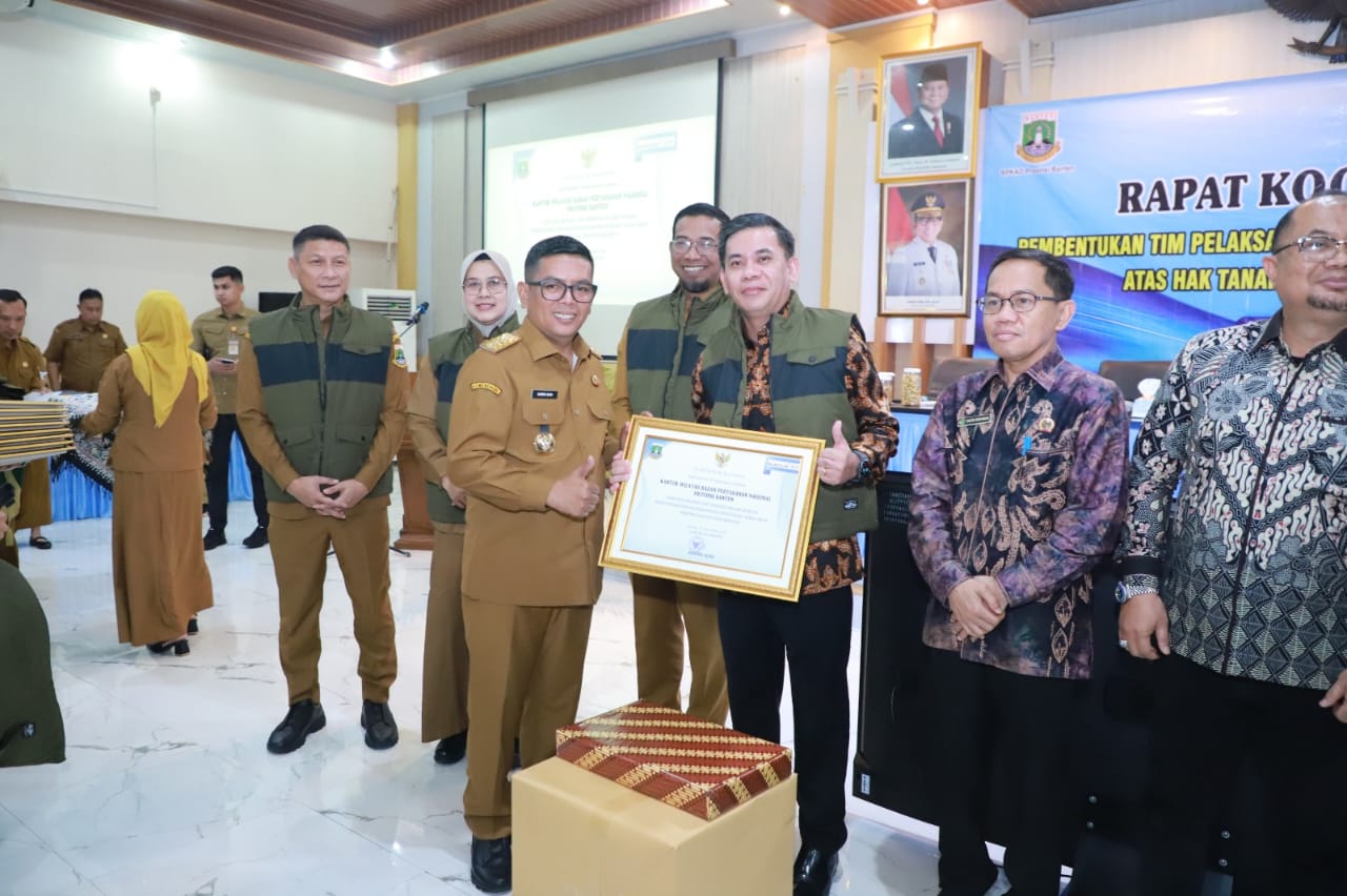 BPN Banten–Pemprov Bentuk Tim Percepatan Sertifikasi Tanah Situ, Lindungi Aset Daerah dan Pulihkan Fungsi Lingkungan