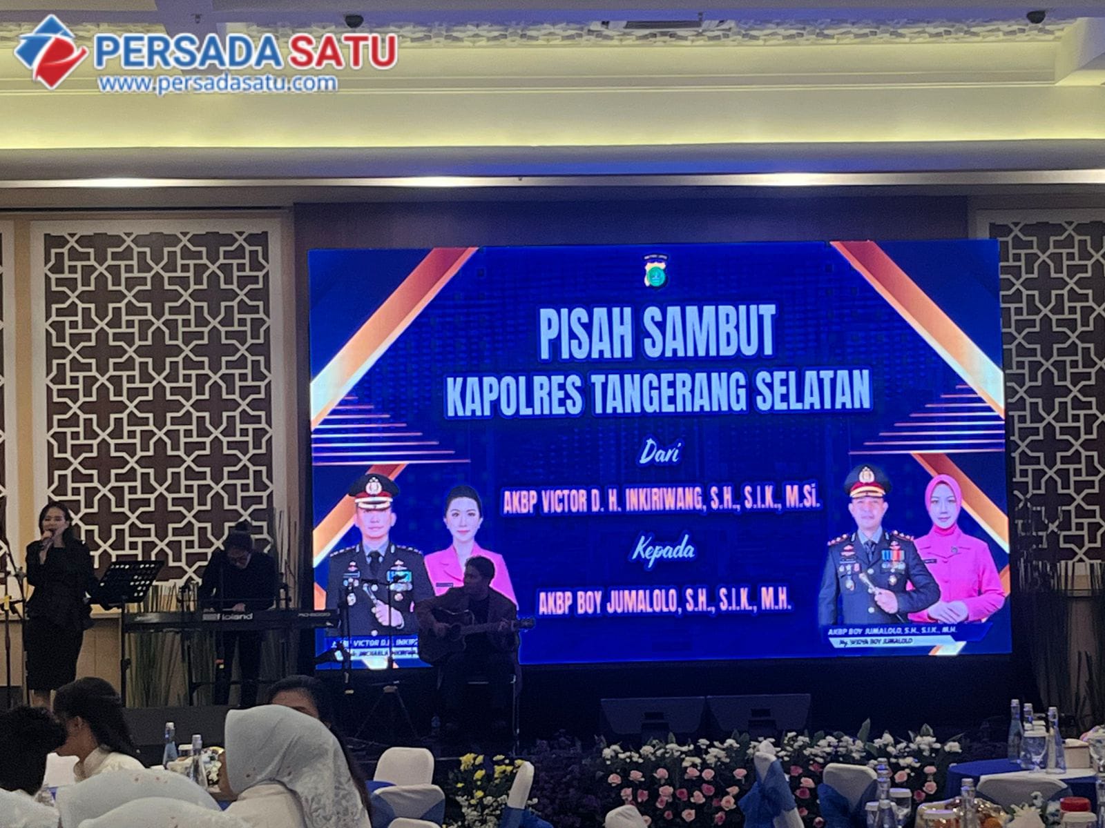 Pisah Sambut Kapolres Tangsel Digelar di Puspem Kota Tangerang Selatan , Estafet Kepemimpinan Perkuat Sinergi Daerah