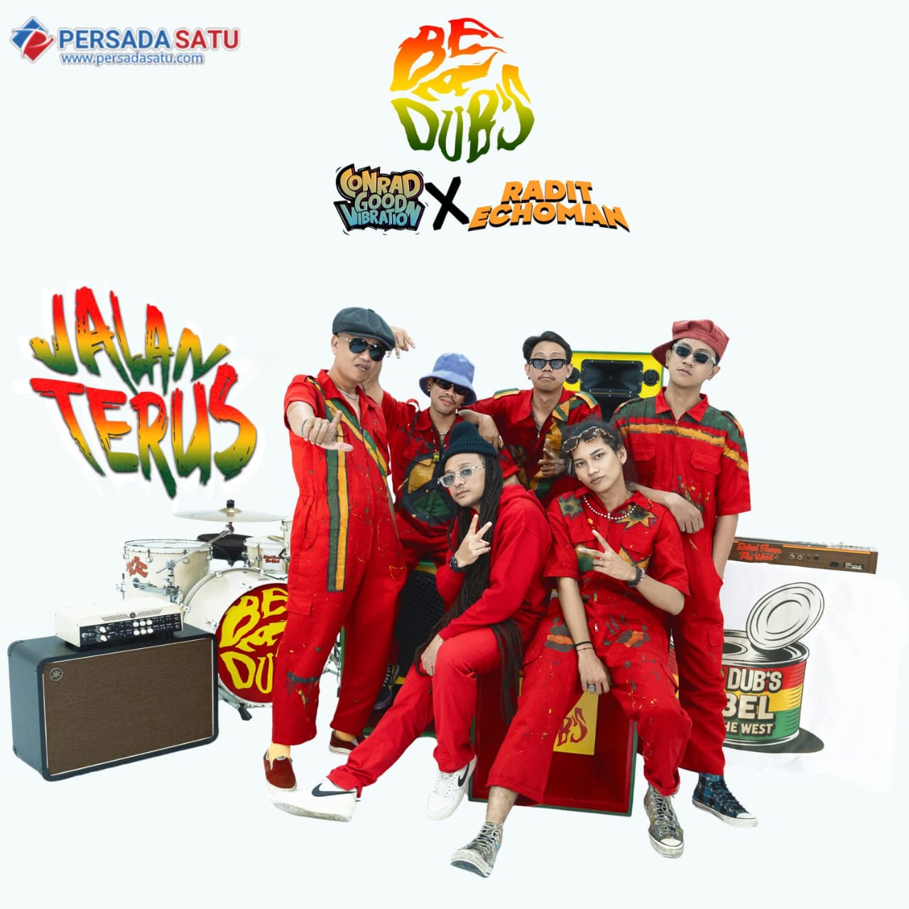 BE A DUBS X CONRAD GOOD VIBRATION X RADIT ECHOMAN RILIS SINGLE “JALAN TERUS” –  28 Januari 2026