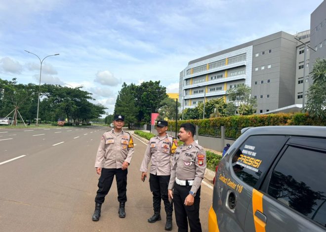 Polsek Pagedangan Gelar Patroli Cipta Kondisi KRYD, Antisipasi Kejahatan Jalanan di Kawasan BSD