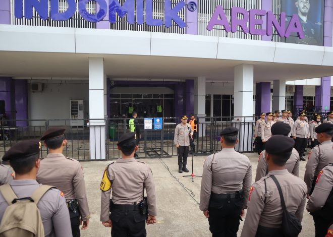 Polres Tangsel : 1.403 Personel Amankan Laga Persita vs Persija di Stadion Indomilk Arena, Kelapa Dua