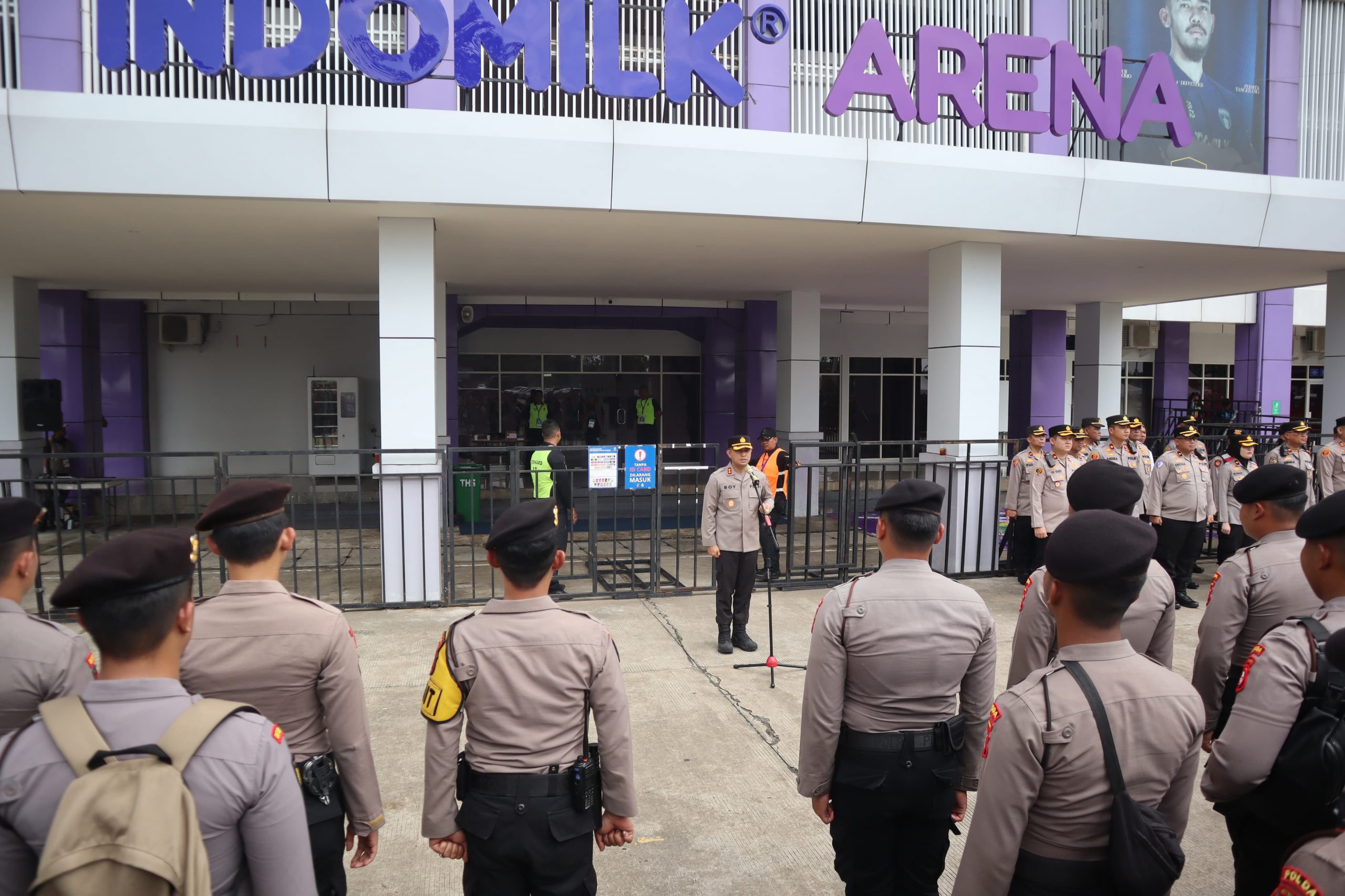 Polres Tangsel : 1.403 Personel Amankan Laga Persita vs Persija di Stadion Indomilk Arena, Kelapa Dua