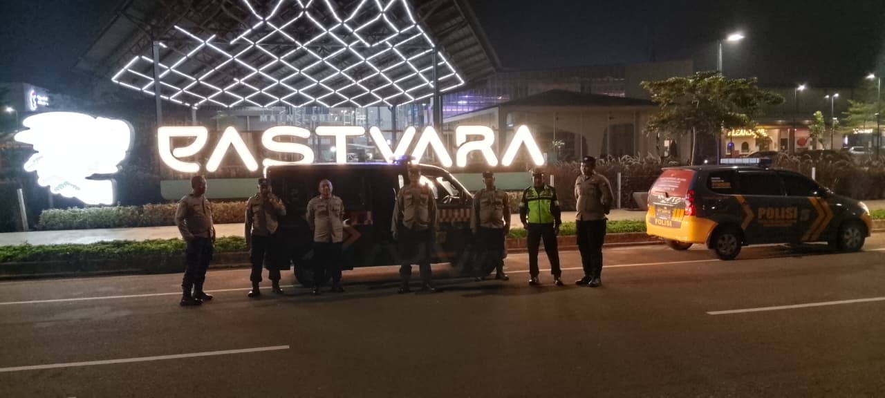 Polsek Pagedangan Gelar Patroli Cipta Kondisi Skala Sedang, Perkuat Strong Point Jaga Kamtibmas