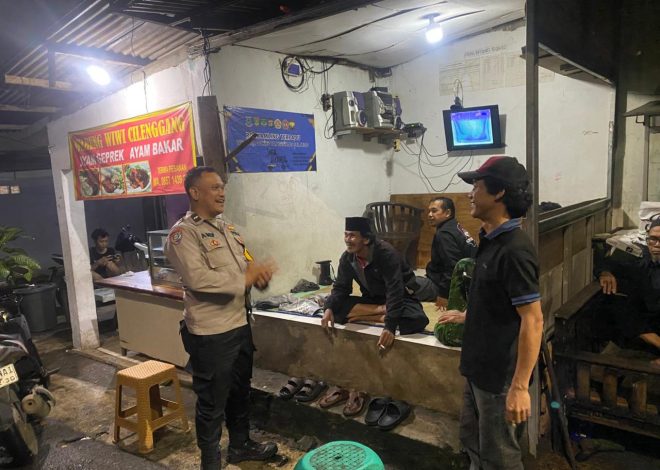 Polsek Serpong Intensifkan Pengecekan Poskamling Terpadu, Wujudkan Keamanan Lingkungan Bersama Warga