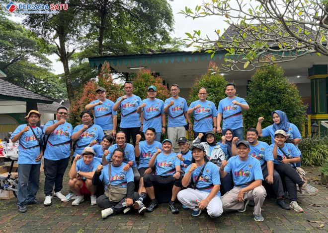 Sambut HPN 2026, PWI Tangsel Gelar Senam Sehat Bersama Masyarakat