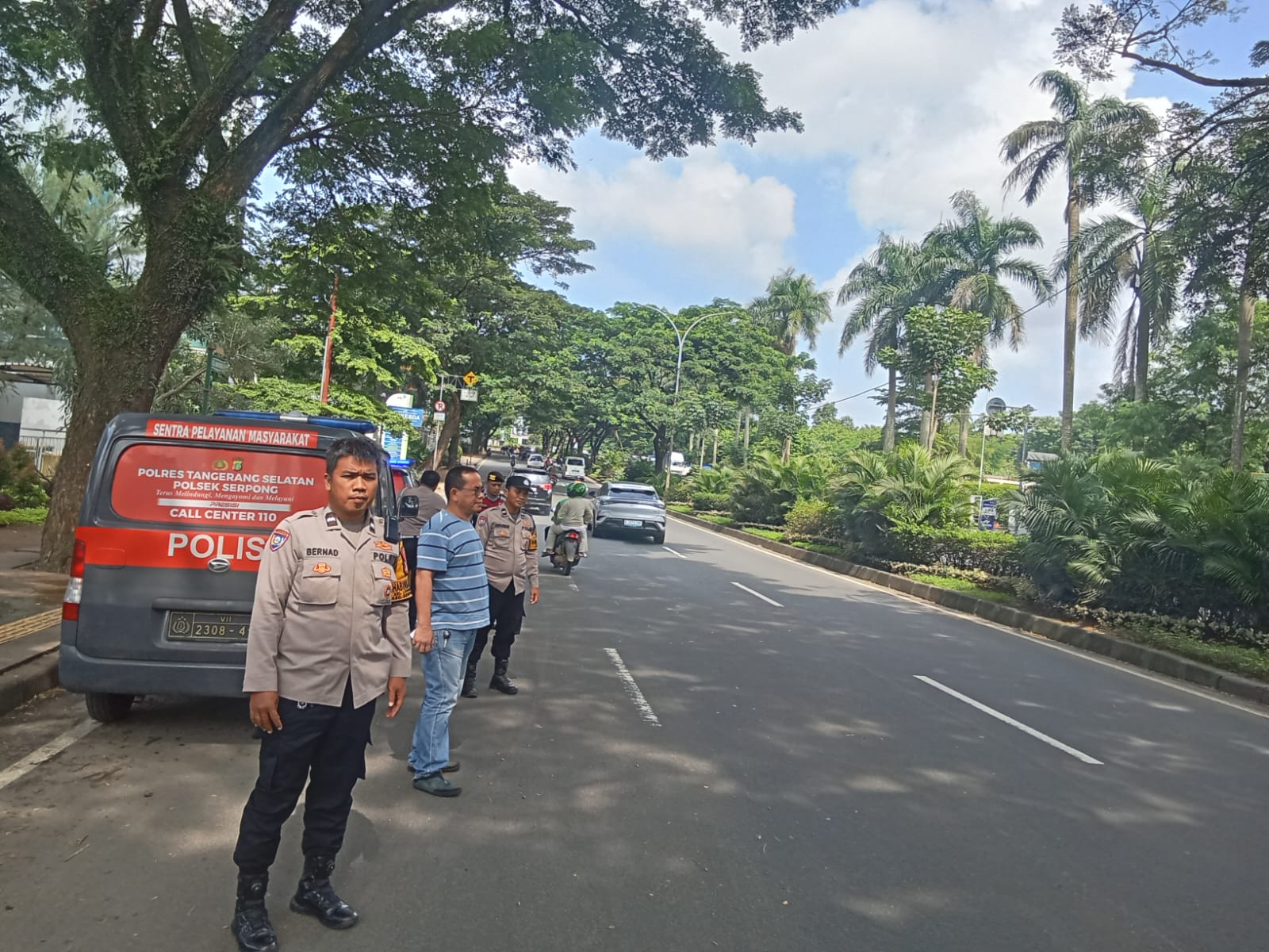 Cegah Guantibmas, Polsek Serpong Intensifkan Patroli Strong Point Siang