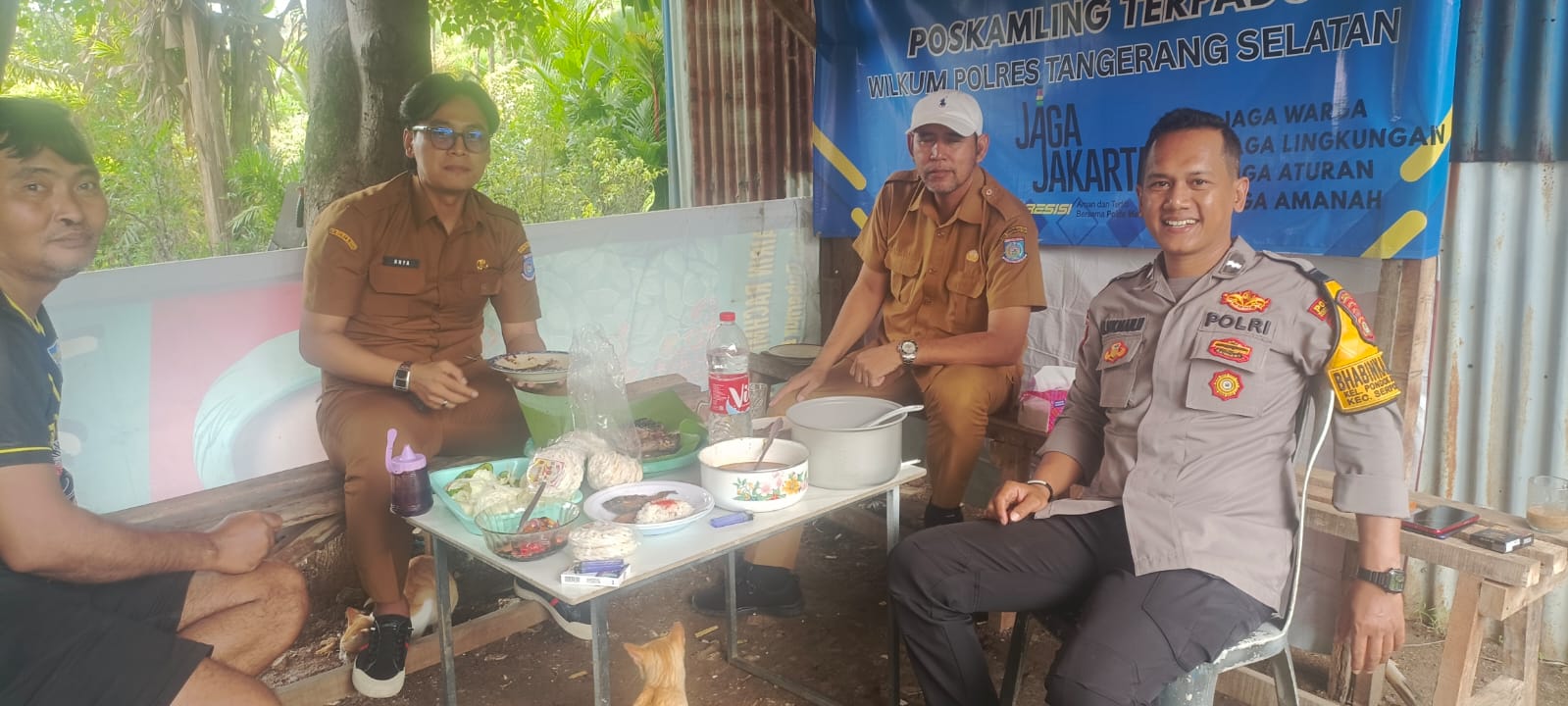 Bhabinkamtibmas Polsek Serpong Cooling System dan KRYD di Pondok Jagung Timur