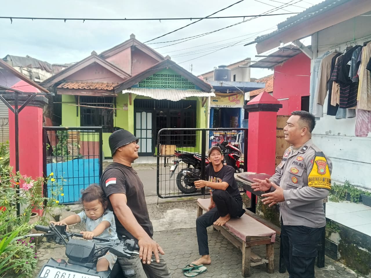 Strong Point dan Door to Door System, Bhabinkamtibmas Pakulonan Perkuat Cooling System dan KRYD