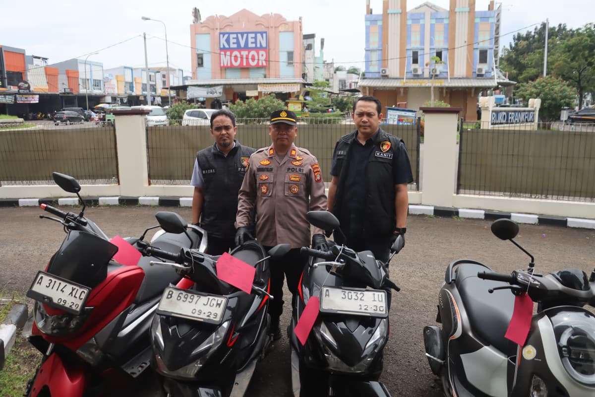 Respon Cepat Polsek Kelapa Dua, 5 Pelaku Curanmor Diamankan, Sita Senpi Rakitan