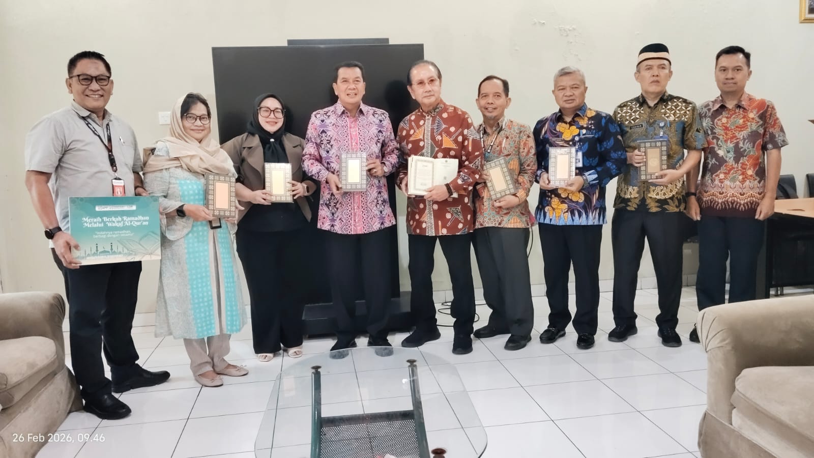 Perluas Akses Alquran di Daerah, PT IKPP Tangerang Serahkan Wakaf Alquran kepada Pemkab Tangerang