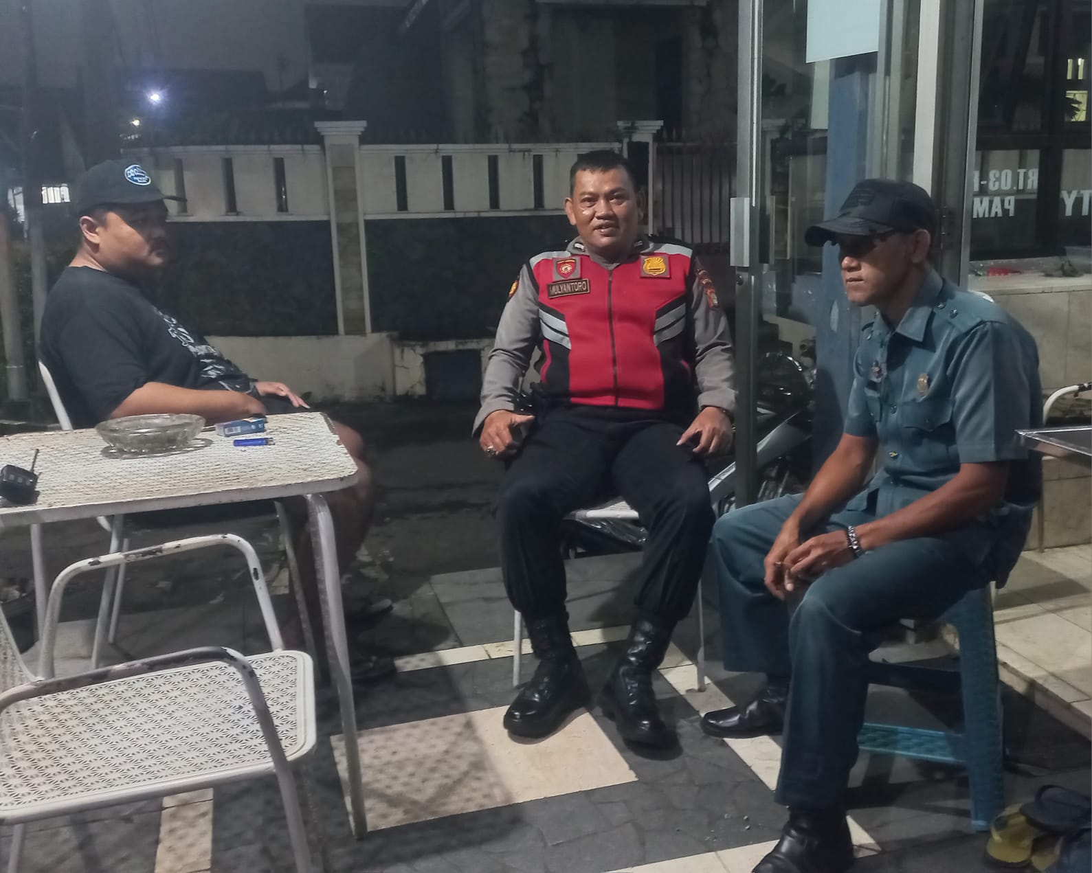 Patroli Strong Point di Pemukiman Warga, Polsek Pamulang Tingkatkan KRYD Cegah Rumsong dan 3C