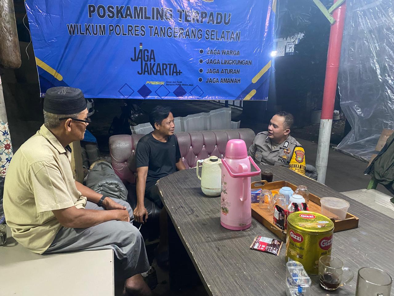Patroli Cipta Kondisi Skala Sedang dan Strong Point Polsek Pagedangan Ciptakan Situasi Kamtibmas Kondusif